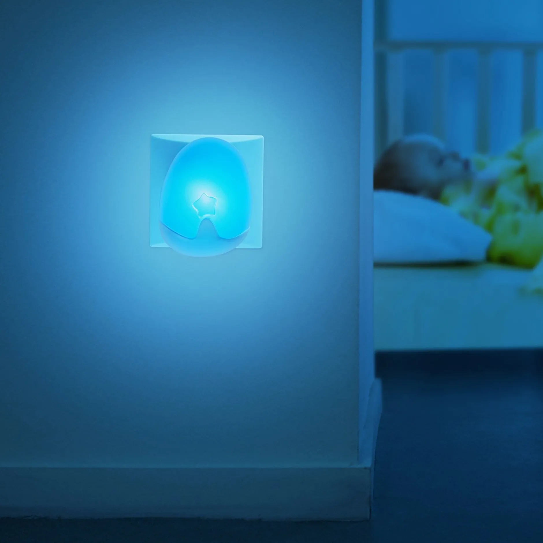 Veilleuses*Pabobo Veilleuse Automatique de Bleu