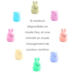 Veilleuses*Maïka Veilleuse en silicone de Lapin