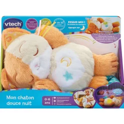 Doudous|Veilleuses*Vtech Veilleuse et doudou Mon chaton douce nuit de