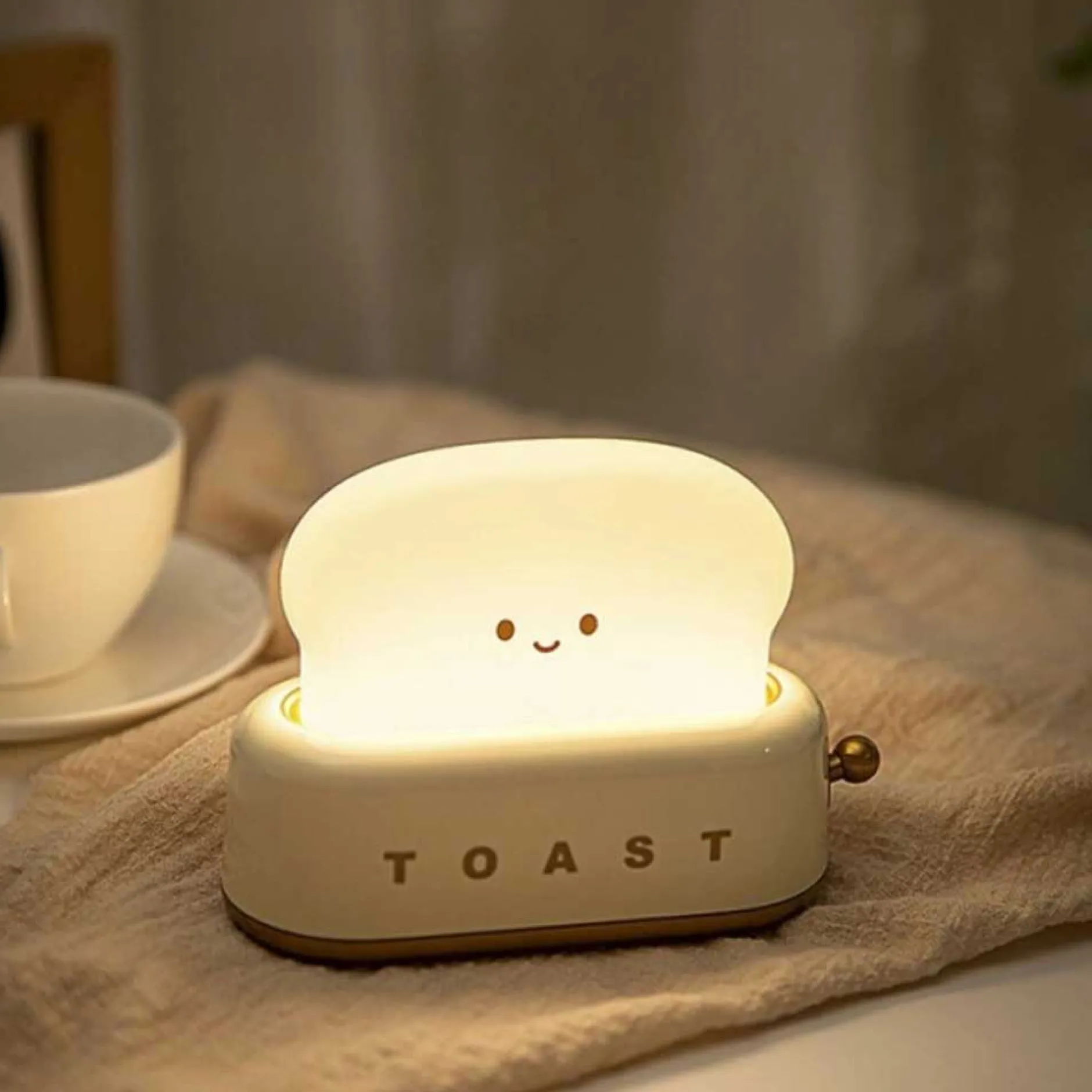Veilleuses*Mary's Veilleuse Led Toaster de Jaune