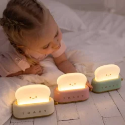 Veilleuses*Mary's Veilleuse Led Toaster de Jaune