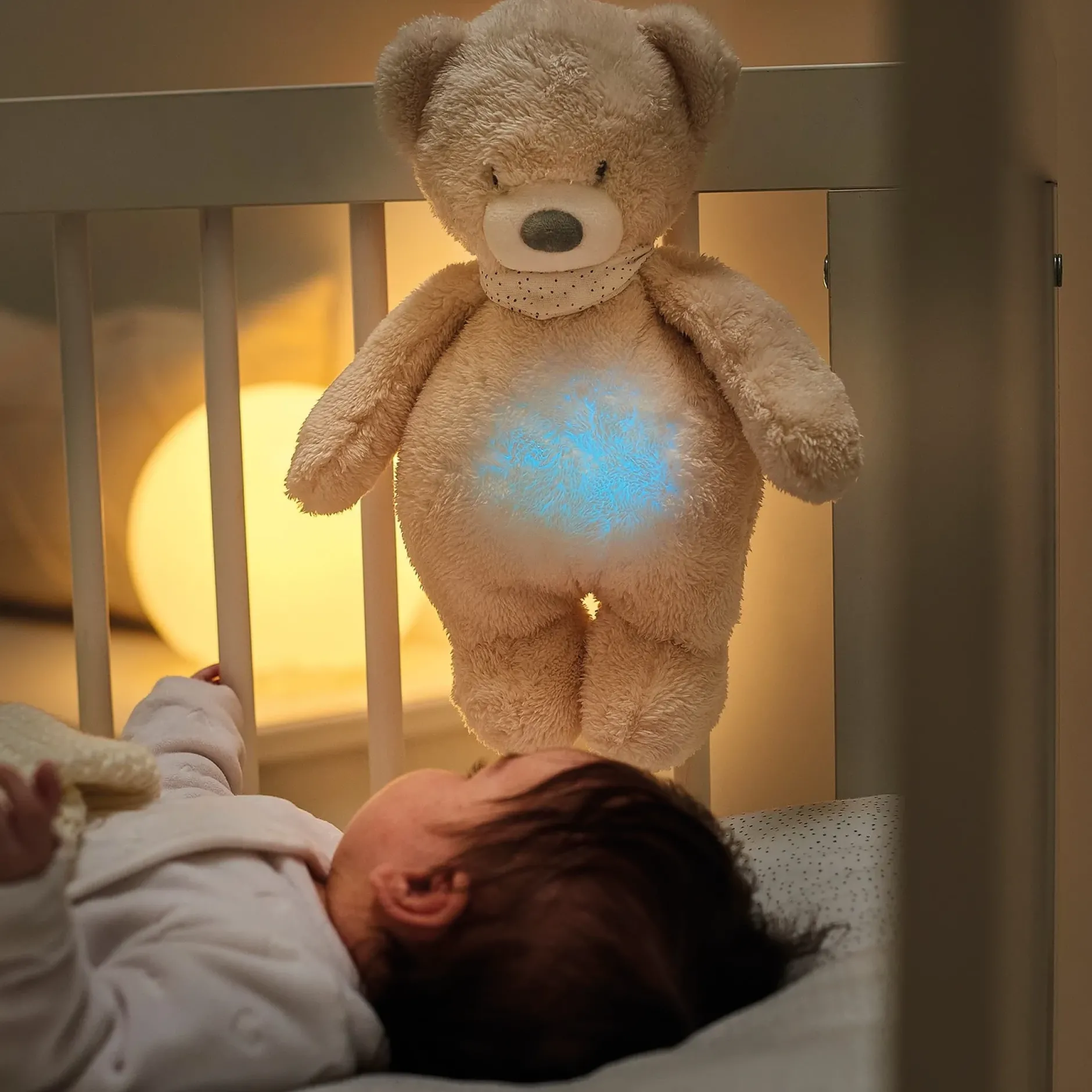 Veilleuses*Nattou Veilleuse Peluche Ours Sleepy de Beige