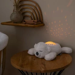 Veilleuses*Nattou Veilleuse projecteur de Ours polaire blanc