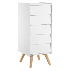 Commodes*Vox Vintage Chiffonier de Blanc / Chêne