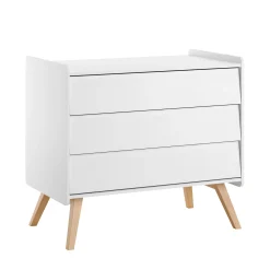 Commodes*Vox Vintage Commode de Blanc / Chêne