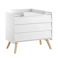 Commodes*Vox Vintage Commode de Blanc / Chêne