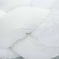 Tours De Lit*Trois Kilos Sept Wooly Tresse décorative de Ecru