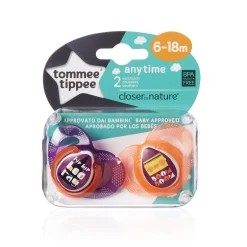 Sucettes*Tommee Tippee 2x sucette CTN classique 6-18 mois de Aléatoire